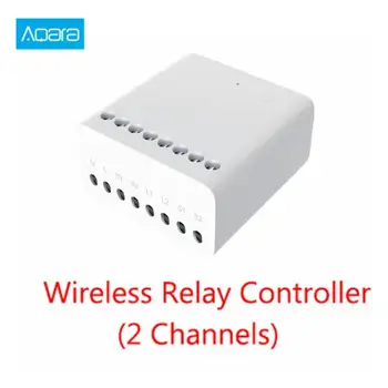 Aqara Eigenstone Două-mod de modulul de comandă Releu Wireless Controller cu 2 canale de Lucru Pentru Mijia Km acasă APP Home kit