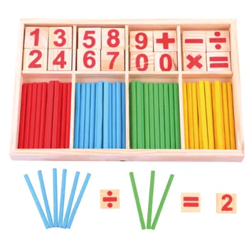 Arbori de Lemn Montessor Matematica Material de Numărare pentru Copii Copii, Cadou Nou детские игрушки juguetes para niños brinquedos
