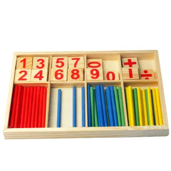 Arbori de Lemn Montessor Matematica Material de Numărare pentru Copii Copii, Cadou Nou детские игрушки juguetes para niños brinquedos