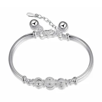 Argint 925 vinde fierbinte design simplu doamnelor'bracelets bijuterii nu se estompeze ieftine brățară de femei cadou de ziua de nastere