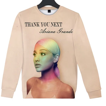 Ariana Grande 3D Imprimate de Moda, O-Neck Tricou Femei/Barbati Maneca Lunga Bluze Casual Harajuku Streetwear Haine
