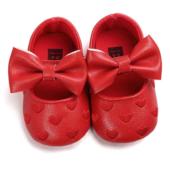 ARLONEET 2019 Fetita Bowknot Leater Pantofi Adidas Anti-alunecare Talpă Moale Copilul Printesa Pantofi Copil Nou-născut Fată Pantofi Moi