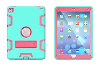 Armura nou Caz Pentru iPad2 iPad3 iPad4 Copii de Siguranță Grele Silicon Hard Cover Pentru Ipad 6 4 3 2 iPad Air 2 9.7 Pro Tablet Caz #E