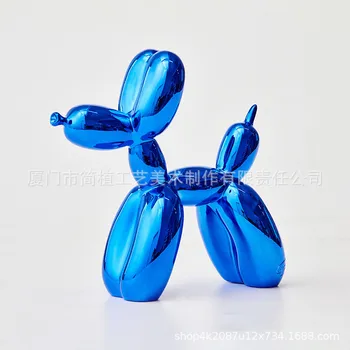 Arta americană Rasina de Artizanat Geometrie Câine Figurina Statuie de Placare Art Câine Acasă Decoratiuni Cadou de ziua Îndrăgostiților M4072