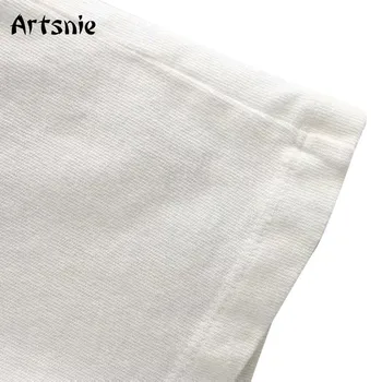 Artsnie disney dumbo-desene animate pentru femei tricou de vară o-gat maneci scurte topuri de sex feminin streetwear supradimensionat alb t-shirt mujer