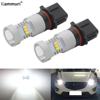 ASCUNS alb P13W LED-uri Canbus 14-SMD SH24W PSX26W Becuri cu LED-uri Pentru Mazda CX-5 CX5 LED DRL Lumini de Zi