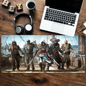 Assassins Creed mare joc de mouse-pad tabelul mat supradimensionate cauciuc mouse pad personalizat peisaj mouse pad