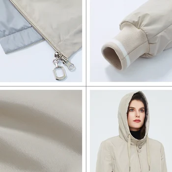 Astrid 2020 nou sosirea Primăverii stil clasic lungimea femei haina groase de Bumbac de moda Sacou Hanorac de înaltă calitate Uza ZM-3556