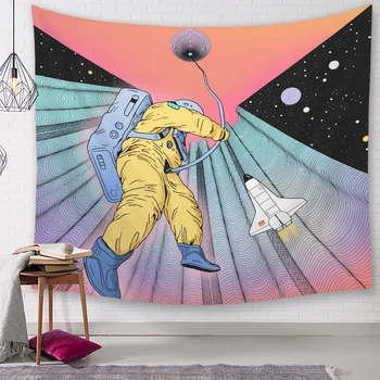 Astronaut Print Tapiserie De Perete Decor Acasă Covor Dormitor Poliester Decorative Livnig Cameră Tapiserie Tesatura De Perete
