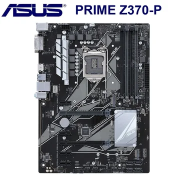 Asus PRIM Z370-P Placa de baza LGA1151 64GB DDR4 Core i7/i5/i3 PCI-E 3.0 64GB, Intel Z370 Original Desktop Asus Z370 Placa de baza ATX
