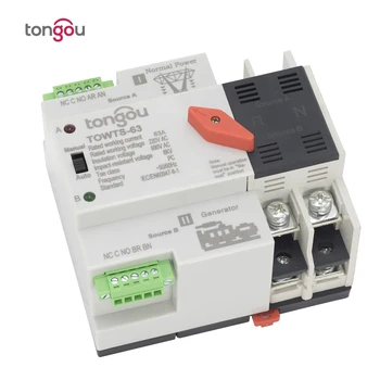 ATS Transfer Automat Electric al Comutatorului Selector Switch-uri Dual Power Comutator 2P 63A 100A 220V Mini ATS TOWTS-100