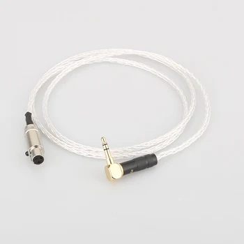 Audiocrast 8 Nuclee OCC 7N Placat cu Argint /cupru argint Cască Modernizate Cablu de Sârmă pentru K240 K242 K271 K272 K702 Q701 Căști