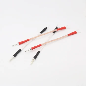 Audiocrast JUMPER LINK-uri de Performanță Cablu Difuzor de 4 x 20cm Fișe Banană - Pică