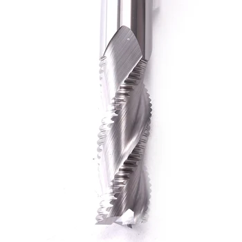Augusttools Cnc Endmill de Tăiere de Carbură de HRC55 3 Fluiere freze de Degroșare End Mill-Cutter Pentru Aluminiu Cupru Prelucrare
