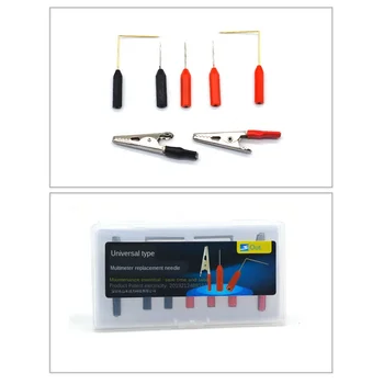 Aumotive Reparații Circuitul Universal Multimetru Pen Înlocuirea Acului Linie De Test Extrafin Pen Super Tare Ac Aligator Clip
