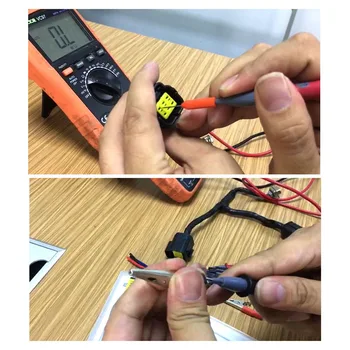 Aumotive Reparații Circuitul Universal Multimetru Pen Înlocuirea Acului Linie De Test Extrafin Pen Super Tare Ac Aligator Clip
