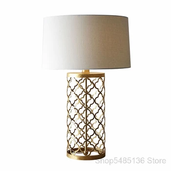 Aur Colivie Lămpi de Masă pentru Living Dormitor Birou Lampa de Birou cu Led-uri Moderne în Picioare, Corpuri de iluminat Noptiera Acasa Art Decor