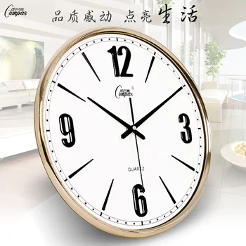 Aur de Lux de Mari dimensiuni Ceas de Perete cu Design Modern 16 Inch ceasuri de Perete Dormitor Tăcut Living Modern Ceas Scienny Idei de Cadouri C50WC