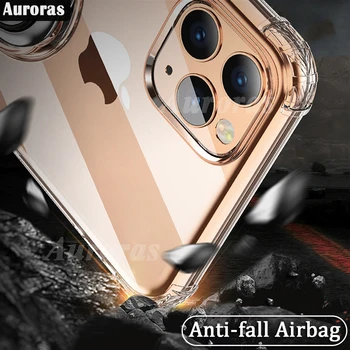 Aurorele Pentru Oneplus Nord Caz Anti-toamna Airbag Caz Clar rezistent la Șocuri Cu Inel Caz Moale Pentru OnePlus Nord Acoperi