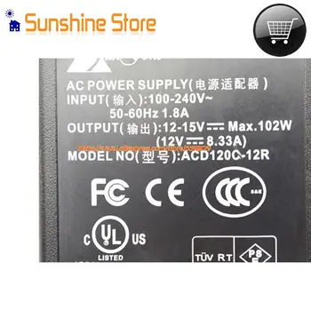 Autentic Adaptor de Soare Fone ACD120C-12R ADC120C12R Alimentare AC 12V 8.33 O Rundă Cu 4 Pini Încărcător de Laptop