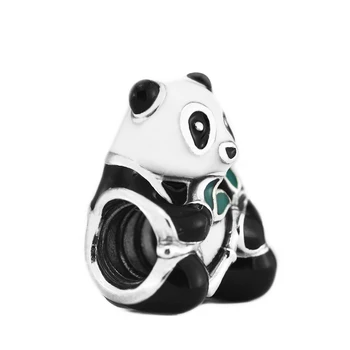 Autentic Argint 925 Șirag de mărgele Panda Dulce Farmec se Potrivește Original Pandora Bratari pentru Femei DIY Face Moda Bijuterii