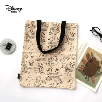 Autentic Disney Mickey Retro Clasic Multi-funcția Simplă de Pânză Femei Geanta Sac de Pânză Moda Mami Geanta pentru Fete, Cadouri de Vânzare Fierbinte
