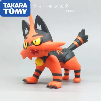 Autentic Pokemon Acțiune Figura TDA Mare Model Comun Mobile Torracat Pisica Papusa Figurina de Colecție