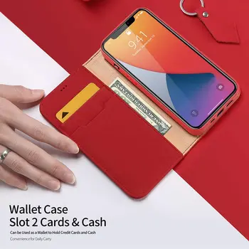 Autentic Premium din Piele de Caz pentru iPhone SE 2020 Caz,iPhone 7/8 Flip Folio se Acoperă cu Kickstand,cu Suport Card