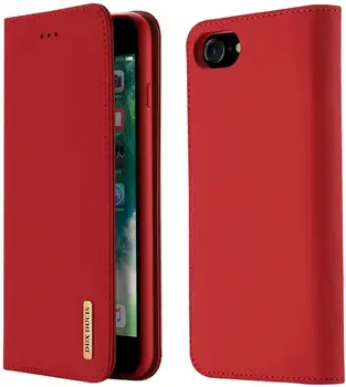 Autentic Premium din Piele de Caz pentru iPhone SE 2020 Caz,iPhone 7/8 Flip Folio se Acoperă cu Kickstand,cu Suport Card