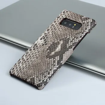 Autentice din Piele de Python piele de caz de telefon Pentru Samsung note 10 9 8 moda Moale caz de protecție pentru samsung galaxy A50 S10plus S9 S8