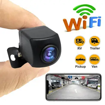 Auto Backup Wifi Camera Camera de Rezervă din Spate Vedere aparat de Fotografiat Nou HD Wireless Vehicul Auto Suport Camera video Frontală Android Și IOS