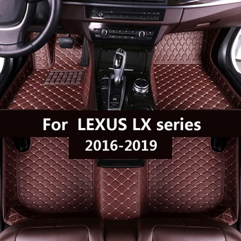 Auto covorase pentru LEXUS LX 570 2016 2017 2018 2019 auto Personalizate picior Tampoane de automobile covor de acoperire