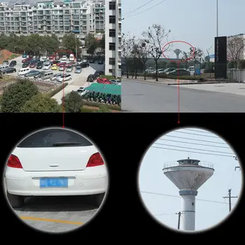 Auto Focus Buzunar Binoclu cu Rază Lungă de Pliere Mini-Telescop Dublu Tub de Zi Și de Noapte Viziune 10X Zoom Binoclu Pentru Drumeții