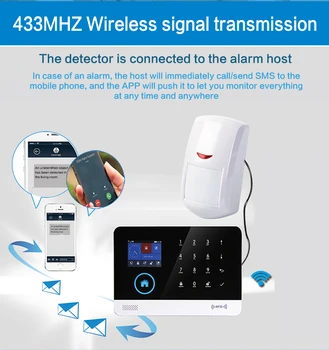 Auto Pet-dovada PIR Senzor Infraroșu Detector de Mișcare fără Fir 433Mhz RF Senzor Pentru Smart Home Securitate Alarmă Sistem