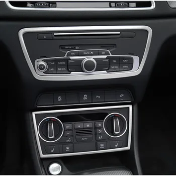 Auto Styling Center Consola Schimbătorului De Acoperire Cadru Garnitura Pentru Audi Q3 2013-2018 Usa Difuzor Audio Rama Decor