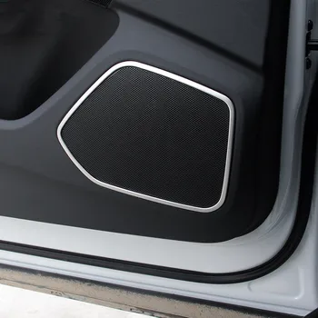 Auto Styling Center Consola Schimbătorului De Acoperire Cadru Garnitura Pentru Audi Q3 2013-2018 Usa Difuzor Audio Rama Decor