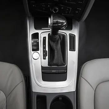 Auto Styling Consola Schimbătorului De Decorare Cadru Țigară Panoul De Lumina Autocolante Garnitura Pentru Audi Q5, A4 B8 2010-2016 Accesorii Auto
