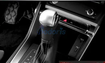 Auto Styling Interior Culoare Argintie, manerul schimbatorului de Viteze Capacul Frontal Schimbare Mâna Protector Panou Pentru AUDI Q3 2019 Accesorii