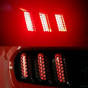 Auto-styling Spate Coada de Lumină Lampă de tip Fagure 3D Autocolant Protector Pentru Toate Modelele de autoturisme Peugeot
