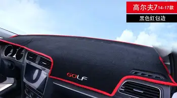 Auto-Styling tabloul de Bord Masina Umbra Covor de Protecție Pad Interior Pentru volkswagen Tiguan TiguanL golf7-2017 , Silicon jos