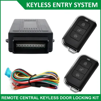 Auto Universal Central Kit Ușă de Blocare Telecomandă Sistem de acces fără cheie 2Keys