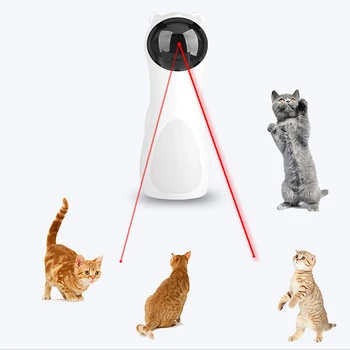 Automat Pisica Jucarii Interactive Smart Teasing animale de Companie LED Laser Amuzant Modul Handheld animale de Companie Electronice pentru Toate Pisicile Laserlampje Kat Jucărie