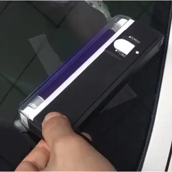 Automobile Reparare de Sticlă Rășină de Uscare Lampa UV Fereastră Mașină de Reparații răsină Lampa Ultraviolete Detector de Baterii Înlocuibile