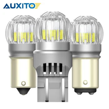 AUXITO 2 buc T20 7443 LED-uri Auto Bec W16W T15 P21W Ba15s Bay15d P21/5W LED Semnal, Lampa 6000 K Alb Backup Reverse Lumina de Parcare DRL