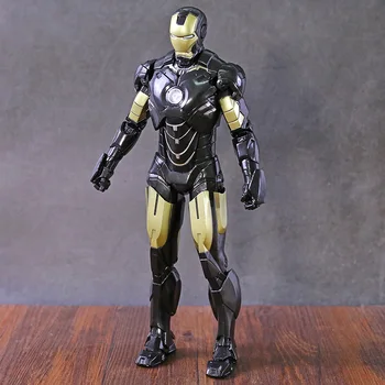 Avengers Iron Man 2 Mark IV MK 4 Black Gold Edition Scara 1/6 din PVC Figura de Colectie Model de Jucărie