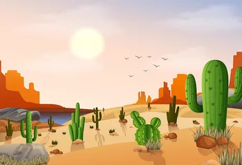 Avezano Fundal Pentru Fotografie Desert Cactus Mexican Copii Ziua De Nastere Copil Nou-Născut Duș Fondul Sedinta Foto Studio Elemente De Recuzită