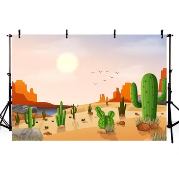 Avezano Fundal Pentru Fotografie Desert Cactus Mexican Copii Ziua De Nastere Copil Nou-Născut Duș Fondul Sedinta Foto Studio Elemente De Recuzită