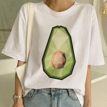 Avocado Kawaii Grunge Tricou Femei Harajuku Maneci Scurte T-shirt ' 90 Stil coreean Tricou de Moda Streetwear Nou Top Teuri de sex Feminin