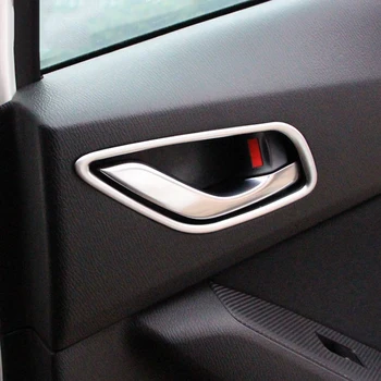 AX Chrome Interior Mânerul Interior al Portierei Prinde Vasul se Acoperă Cana de Echipare Cadru Garnitura Surround Pentru Mazda 3 Axela 2016 2017 2018