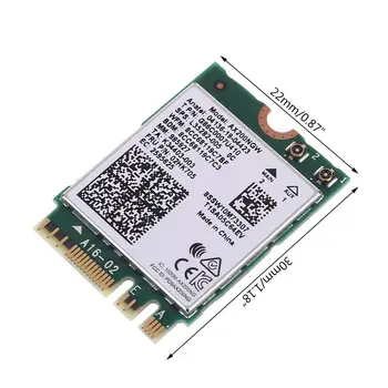 AX200 placa Wireless cu Kituri PCIE X1 Adaptor IPEX 4 Antena 2.4 Gbps Bluetooth 5.0 AX200NGW 802.11 ax/ac MU-MIMO 2x2 Wifi